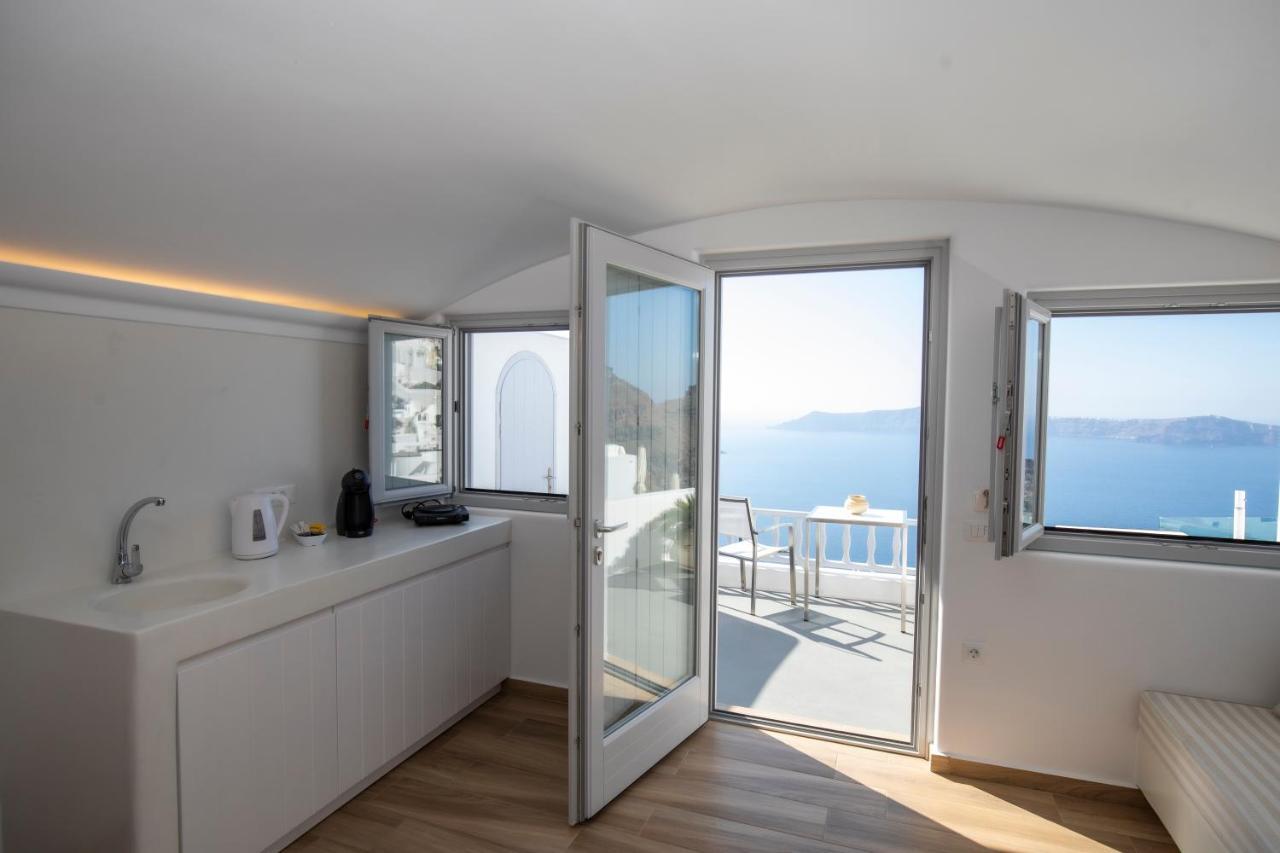 Santorini View Studios - Firostefani Caldera Экстерьер фото